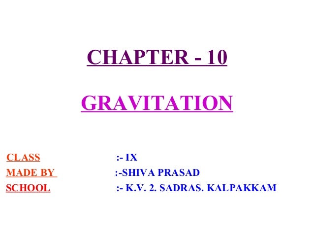 Gravitation