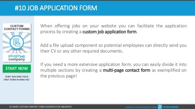 10 great custom contact form examples for magento plugin company