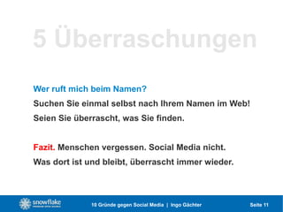 10 Gruende gegen Social Media   short
