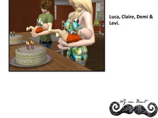 Luca, Claire, Demi & Levi.
