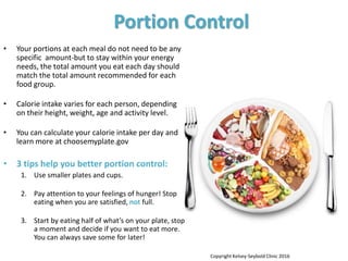 10 Healthy Eating Tips | Webinar Wednesday | March 2016 | PPTX
