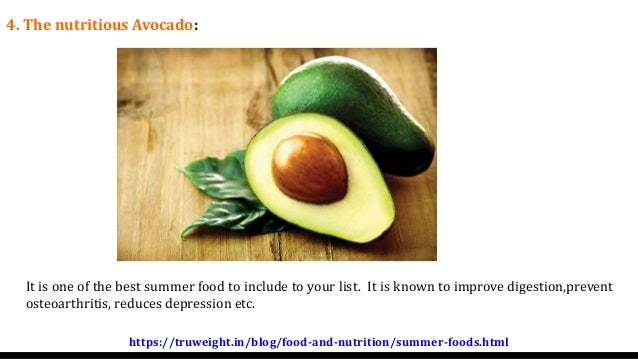 vacation food list