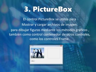 10 herramientas de visual basic | PPTX