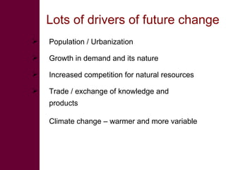Adapting livestock systems to climate change