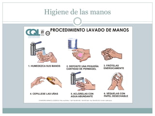 Higiene de las manos
 