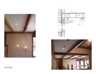 11
                                             A 6.11



                                                                                                                 6
                                                                                                               A 6.11




                                                            8"
                                                                       8"
             2
                                                                                                                                                                                                                                                  EX'G 2 X 10




                                                      EQ.
           A6.11



                                                                                                                                                                                                           BLOCKING AS
                                                                                                                                                                                                           REQ'D                                                      BLOCKING AS
                                                                                                                                                                                                           3/4" SOLID WOOD                                            REQ'D


     HOLLOW BEAM FOR                                                                                                                                                                                       DYKES #163
     ELECTRIC CURTAIN




                                                                                                                                                                                                                                                                              3 1/2"
                                                      EQ.




                                                                                            ALIGN




                                                                                                                                                                                                                                   7 1/2"
                                                                                                                                                                                                                         6"
                                                                                                                                                                                                                    6"                                                                 4 1/2"
                                                                                                                                                                                                                                            AUTOMATIC SHADE

                                                                                                      UP                                                                                                                                 SOSS HINGE FOR
                                                                                                      2R                                                                                                                                 PLYWOOD ACCESS
     7 1/2" DEEP
     HOLLOW                          FOYER                                                                                                                                                                 1 3/4"    5"        3/4" 1/2" PANEL.
     PERIMETER                                                                   ALIGN                                                                                                                               8"
                                                                                                                                                                                                                                                                       5
     BEAM
                                      1.3
                                                      EQ.




     (TYP.)      FIRST FLOOR LEVEL                                                                                                                                                                                                                                   A 6.11



8"


                                                                                                                                 LANDING
     3 1/2" DEEP                         5                                                                        3 1/2" DEEP                               16
     BEAM                                                                                                         BEAM            2.2
                                                      EQ.




     (TYP.)                             A6.10                                    ALIGN                            (TYP.)

                                                                 DN
                                                                 15R



                                                                       1'-0"                                                              RAISED CEILING                   16


                   SECOND FLOOR LEVEL
                                                      EQ.




                                                                                                                                                                                                                           2           PERIMETER BEAM DETAIL
                                                                                    8"




                                                                                                                                                                                                                     A 6.11            Scale: 1 1/2" = 1'-0"


                                                                                                                                                                                                                                                                              16
                                                                                                                                                                                2
                                                1                                                                6                                                         A 6.11
                                             A 6.11                                                            A 6.11


                                                                            3      KEY PLAN - FOYER                                                                                 EQ.                              EQ.                                       EQ.     EQ                       EQ.

                                                                        A 6.11     Scale: 1/2" = 1'-0"



                                                                                                                                                                                    INNER BEAM
                                                                                                                                                                                    3 1/2" DEEP(TYP.)                                                                                                       23 M
                                                                                                                                                                                    SEE DETAILS 2/A6.11,                                                                                                       M
                                                                                                                                                                                    5/A6.11
                                                                                                                                                                                                                                                                                                            20 A
                                                                                                                                                                                    PERIMETER BEAM
                                                                                                    3 1/8"
                                                                                   3 1/2"




                                                                                                                                                                                    7 1/2" DEEP(TYP.)
                                                                                                                                                                                    SEE DETAILS 2/A6.11                                                                                                        A
                                                                                                                                                                                                                                                                                                            16
                                                                                                                                                    DYKES #163
                                                                                                    3/8"




                                                                                                                         1/4"     4"     1/4"
                                                                                                                                                    CUSTOM PEICE                                                                                                                                            12 D
                                                                                                                                                    BY MILLWORK CO.                                                                                                                                        REVIS
                                                                                                                     1 3/8"     4 1/2"     1 3/8"



                                                                                                                                                                                    23

                                                                            5       INNER BEAM DETAIL                                                                                      TYPICAL SILL DETAIL

                                                                        A 6.11      Scale: 3" = 1'-0"                                                                                      DYKES #225
                                                                                                                                                                      16




                                                                                                             RECESS AT


                                                                                                                                                                                                                                                                                                           B
                                                                                                             SOFFIT


                                                                                                                                                                                                                                                                                                           A RC H



Foyer Detail
                                                                                                                                                                                                                                                                                                      69   HIR
 
