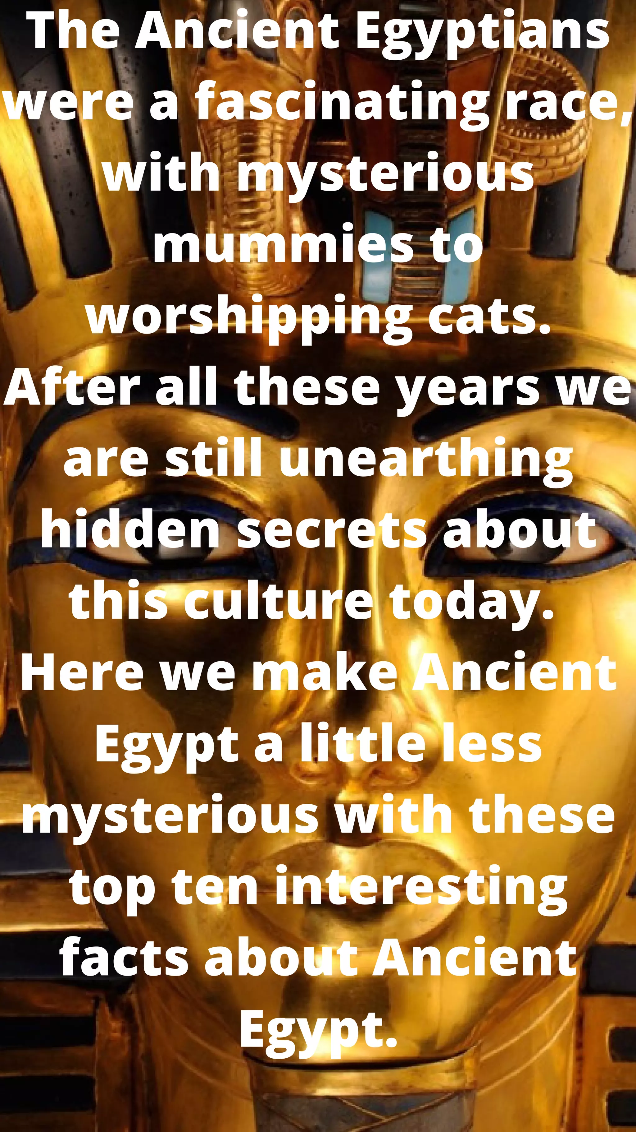 Top 10 Amazing Facts about ancient egypt | PDF
