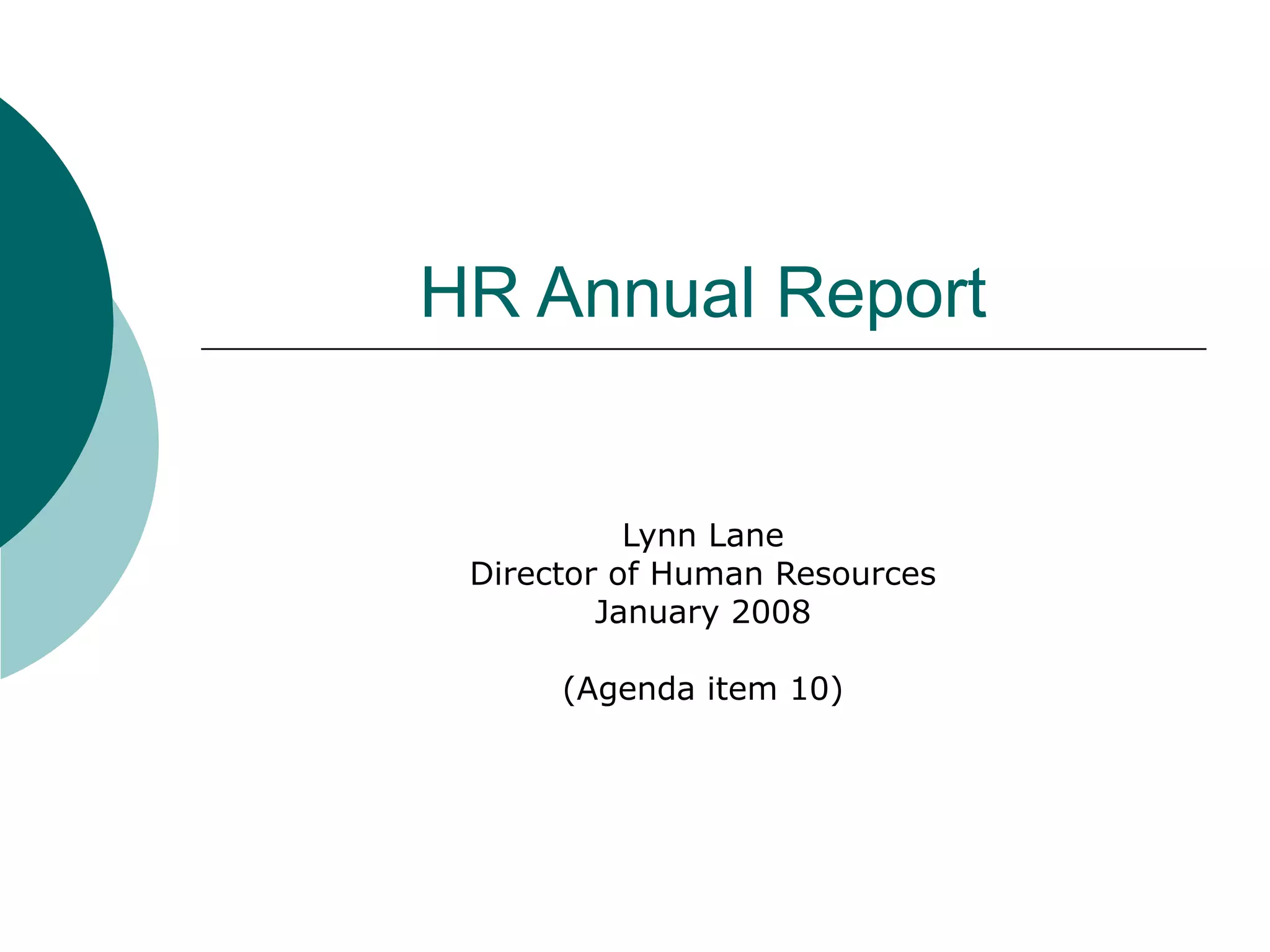 10 hr annual report | PPT