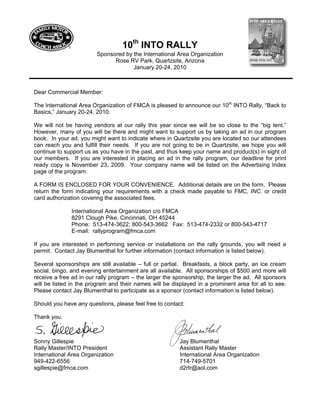 INTO Rally Ad Form | PDF