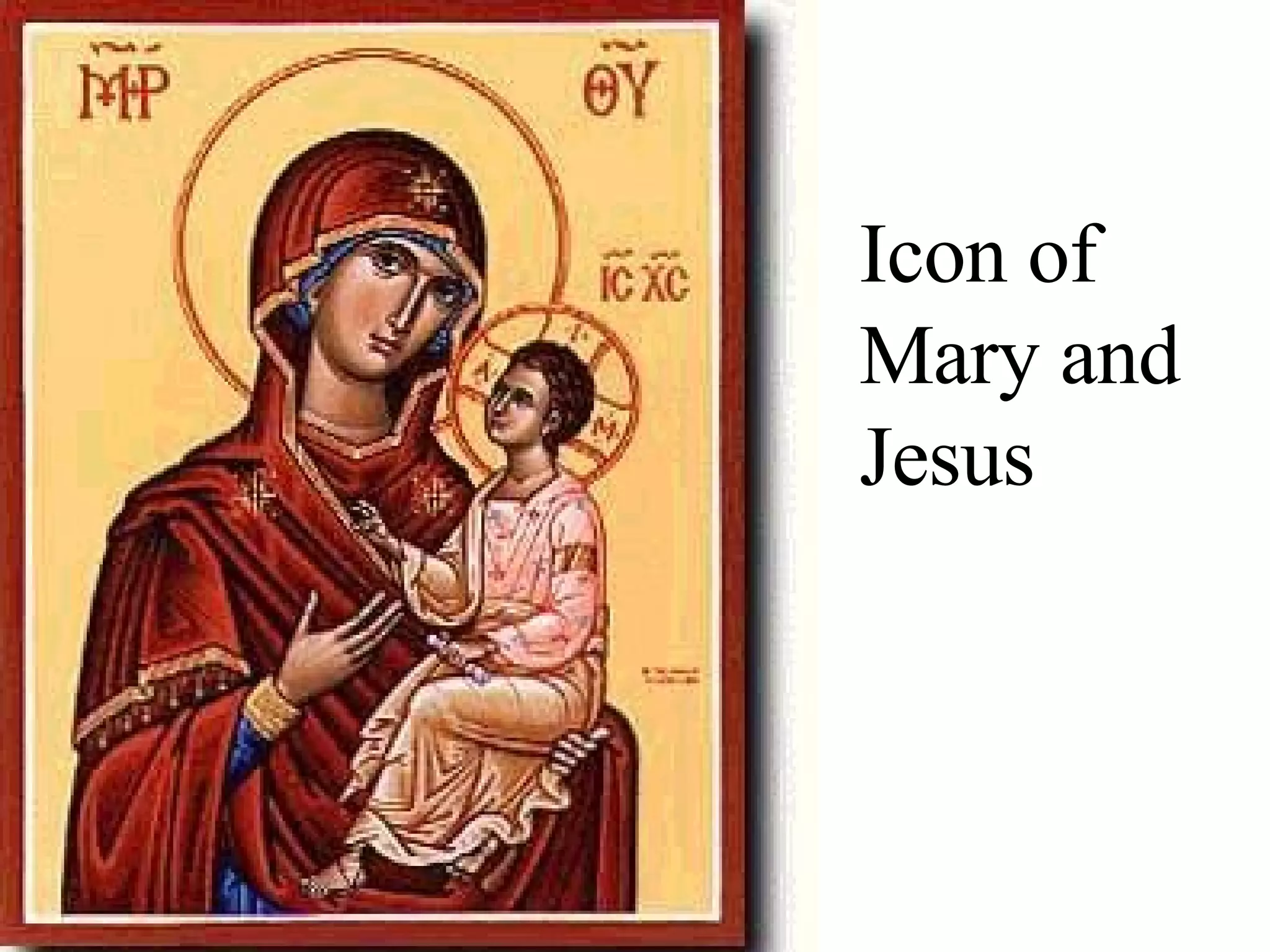 Icon of Mary and Jesus 