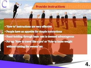 Provide InstructionsProvide Instructions
4.
 