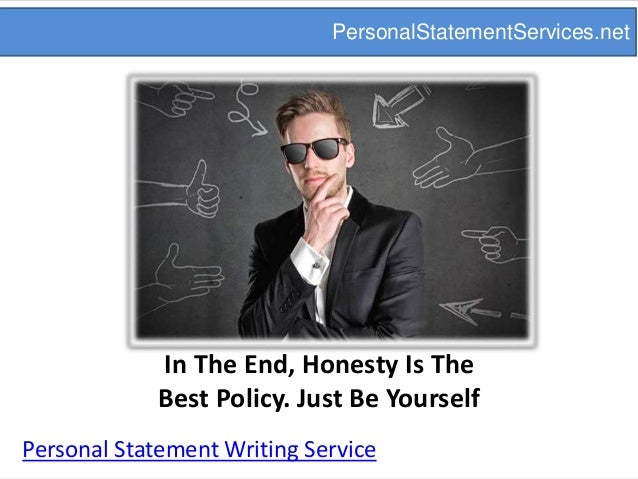 The perfect personal statement