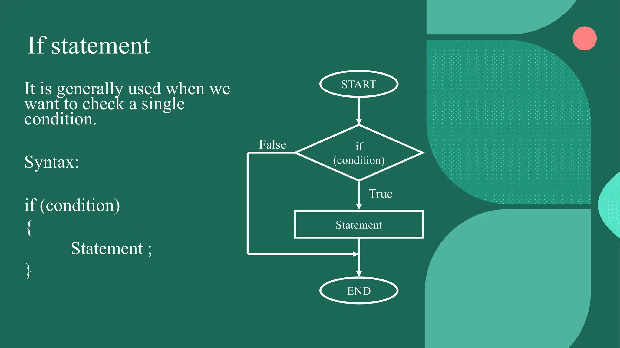 If statements in C | PPTX