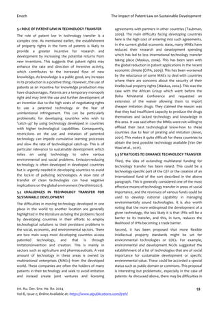 The Impact of Patent Law on Sustainable Development | PDF