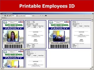 Printable Employees ID
 
