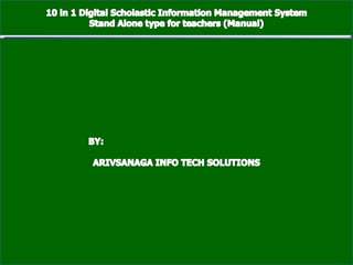 5
you can
print if
you wish
Please fill-up completely with the necessary
data of the employees.
3
2
1 4
Select the name of
the adviser
Edit Save Sec.
Curr.
Adv.
Select Grade
level
Select K-12
or RBEC
Edit
Save
K-12
Grade - I
Edit Save
Click this If Grade II
is K-12
Edit
Save
Click this If old
Curriculum
 