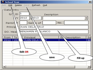 Edit OR
save Fill-up
 