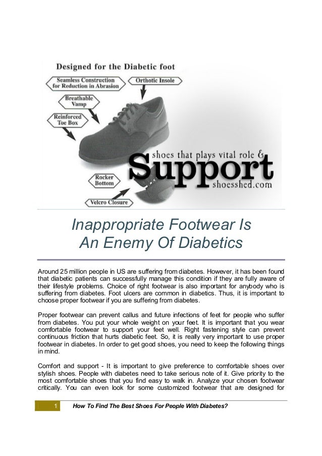 Inappropriate Footwear Is An Enemy Of Diabetics