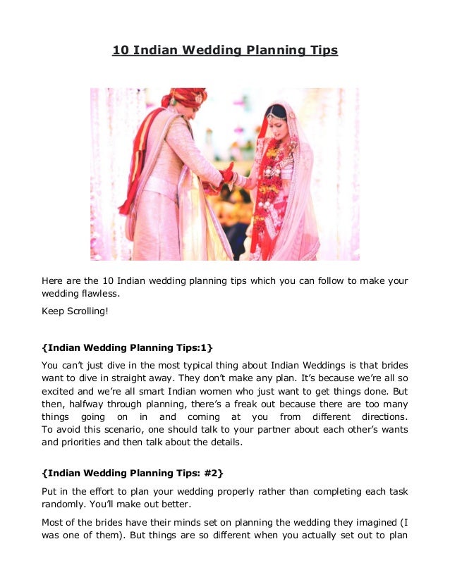 How To Plan An Indian Wedding Hamle Rsd7 Org