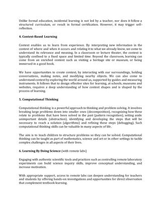 10 innovative learning strategies for modern pedagogy of subject at ...