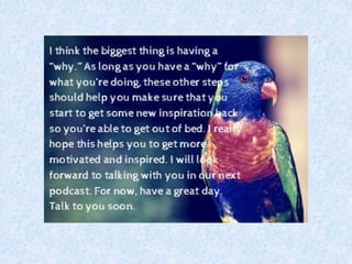 10 Steps To Getting Your Inspiration Back