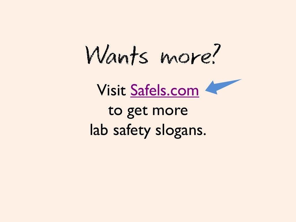 10 Inspiring Lab Safety Slogans