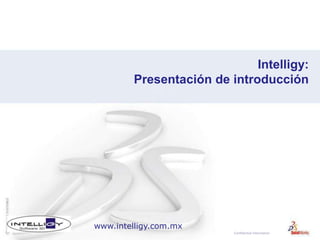 Intelligy: Presentación de introducción 