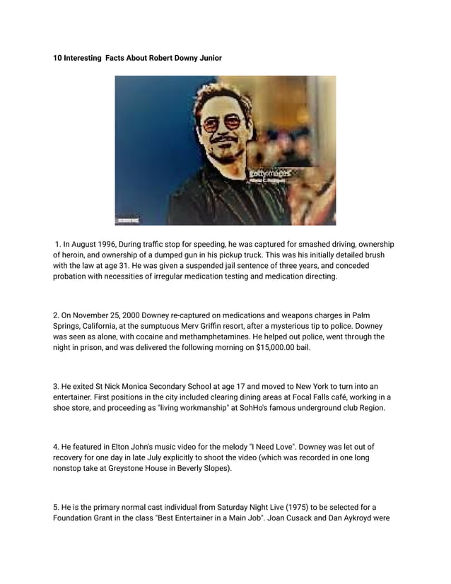 10 Interesting Facts About Robert Downy Junior.pdf