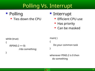 10_interrupt processing on AVR Microcont | PPT