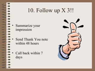 10 Interview Tips For The High School Student | PPT
