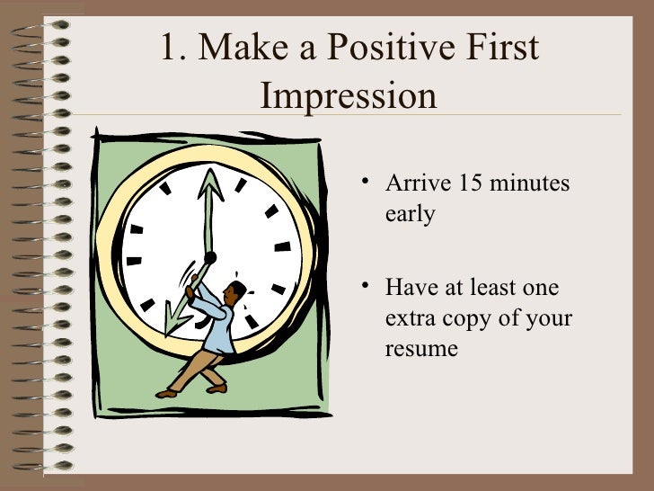tips for first interview