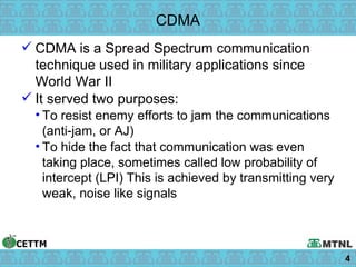 10 Introduction to CDMAWCDMINT001.pdf ppt | PDF