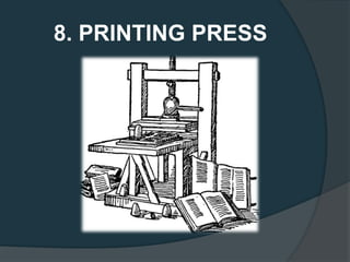 8. PRINTING PRESS
 
