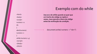 10 Java Script - Exemplos práticos