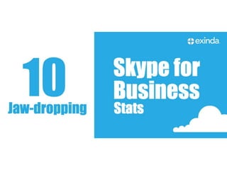 10 Jaw-dropping Skype for Business Stats