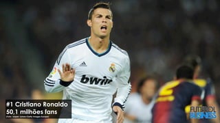 #1 Cristiano Ronaldo
50,1 milhões fans
(Foto: Jasper Juinen/Getty Images Europe)
 