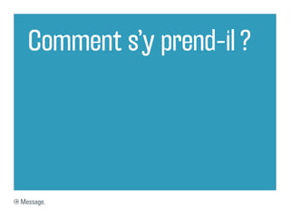 Comment s’y prend-il ?




Message.
 