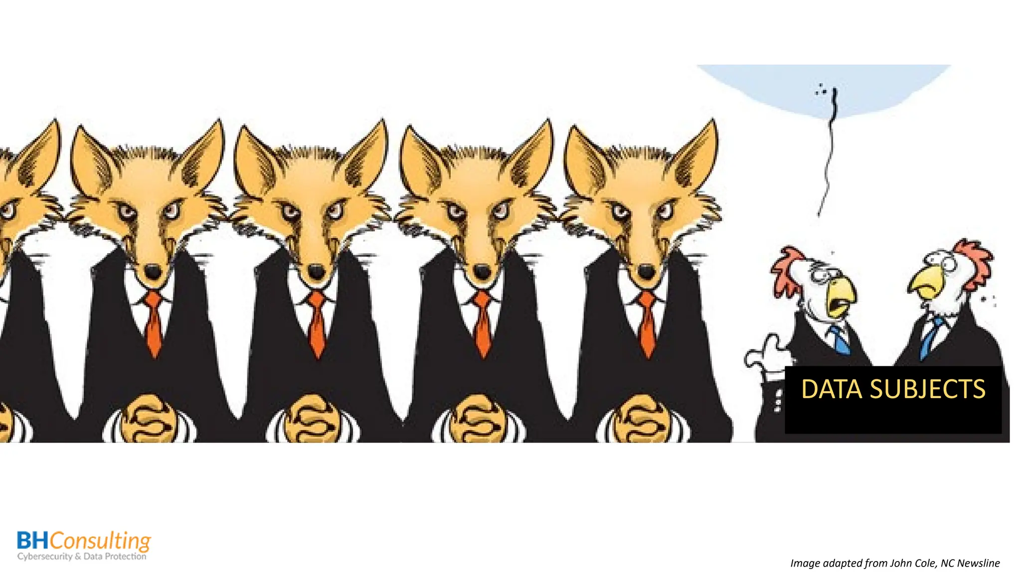 DATA SUBJECTS
Image adapted from John Cole, NC Newsline
 