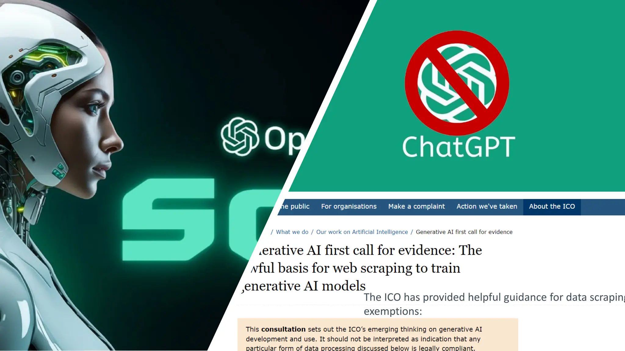 The ICO has provided helpful guidance for data scraping
exemptions:
 