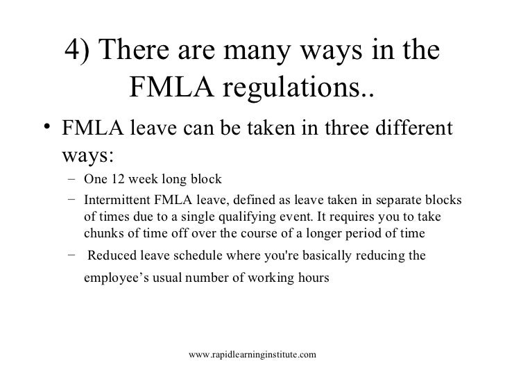 10 Key Facts About Fmla Regulations