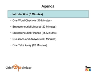 10 Key Lessons in Applied Entrepreneurial Finance | PPT