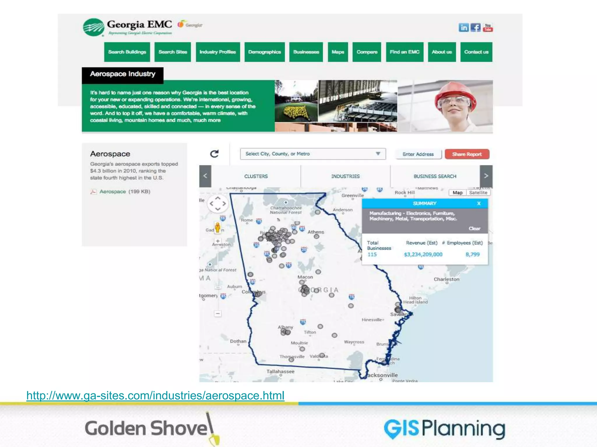 http://www.ga-sites.com/industries/aerospace.html
 
