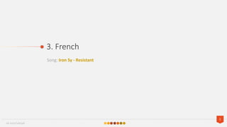 Song: Iron Sy - Resistant
3. French
3
vk.com/vlesyk
 