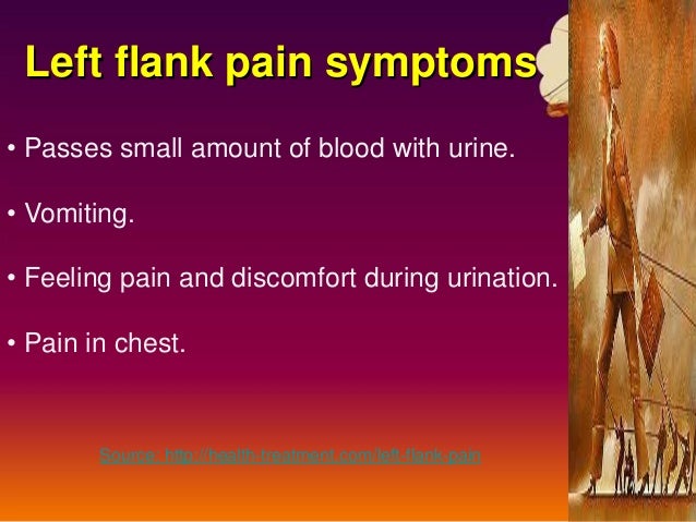 Left flank pain – Causes, symptoms, diagnosis and treatment