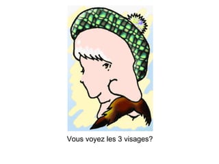 Vous voyez les 3 visages? 