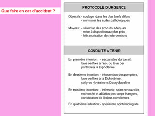 Que faire en cas d’accident ?
 