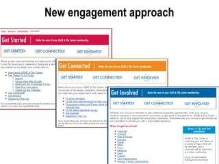 New engagement approach
 
