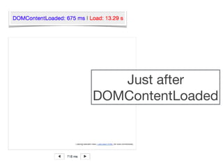 Just after 

DOMContentLoaded
 