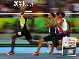 20% faster
 