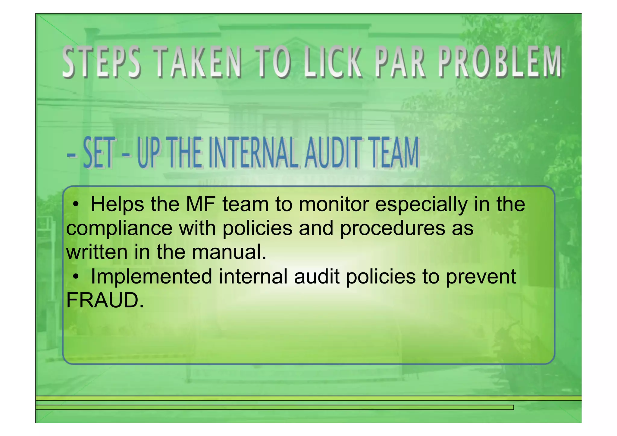 Licking the PAR Problem